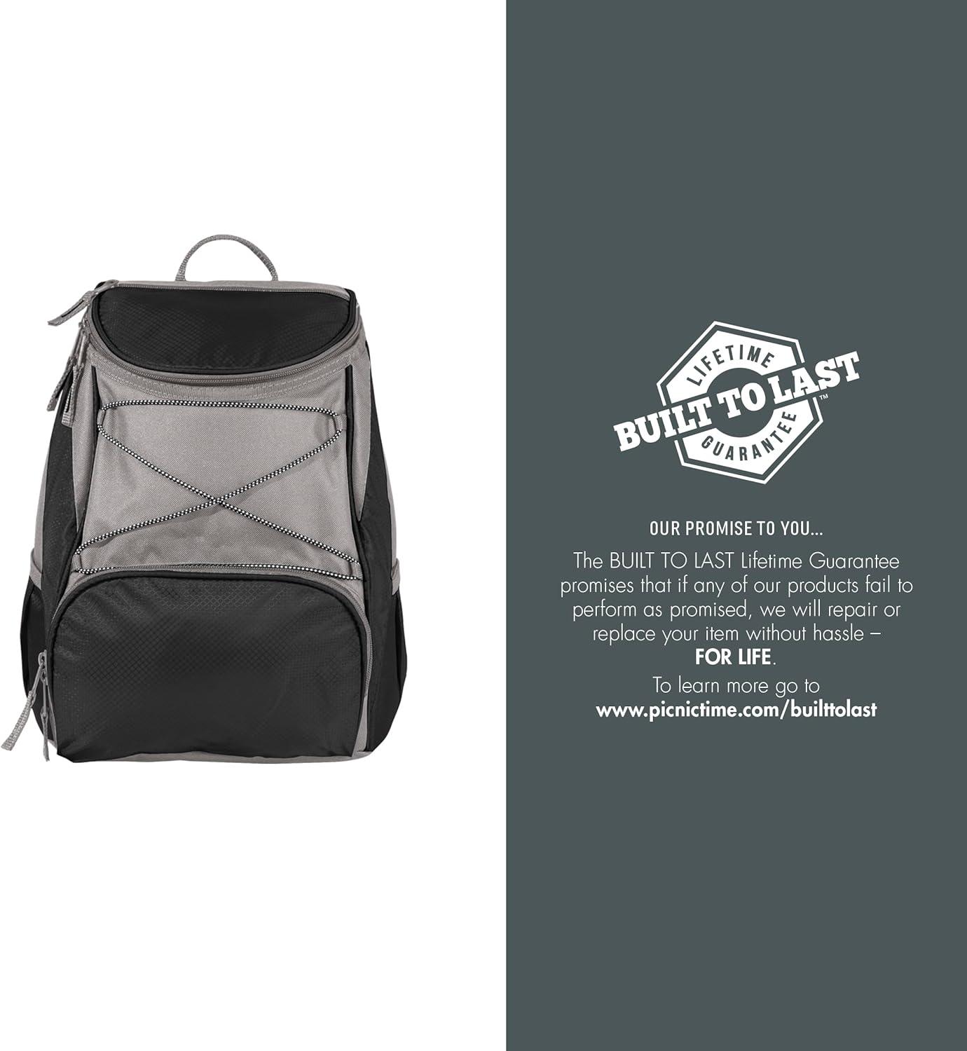 image:imagePicnic TIME NFL UnisexAdult NFL Mickey PTX Backpack CoolerBlackwith Gray Accents