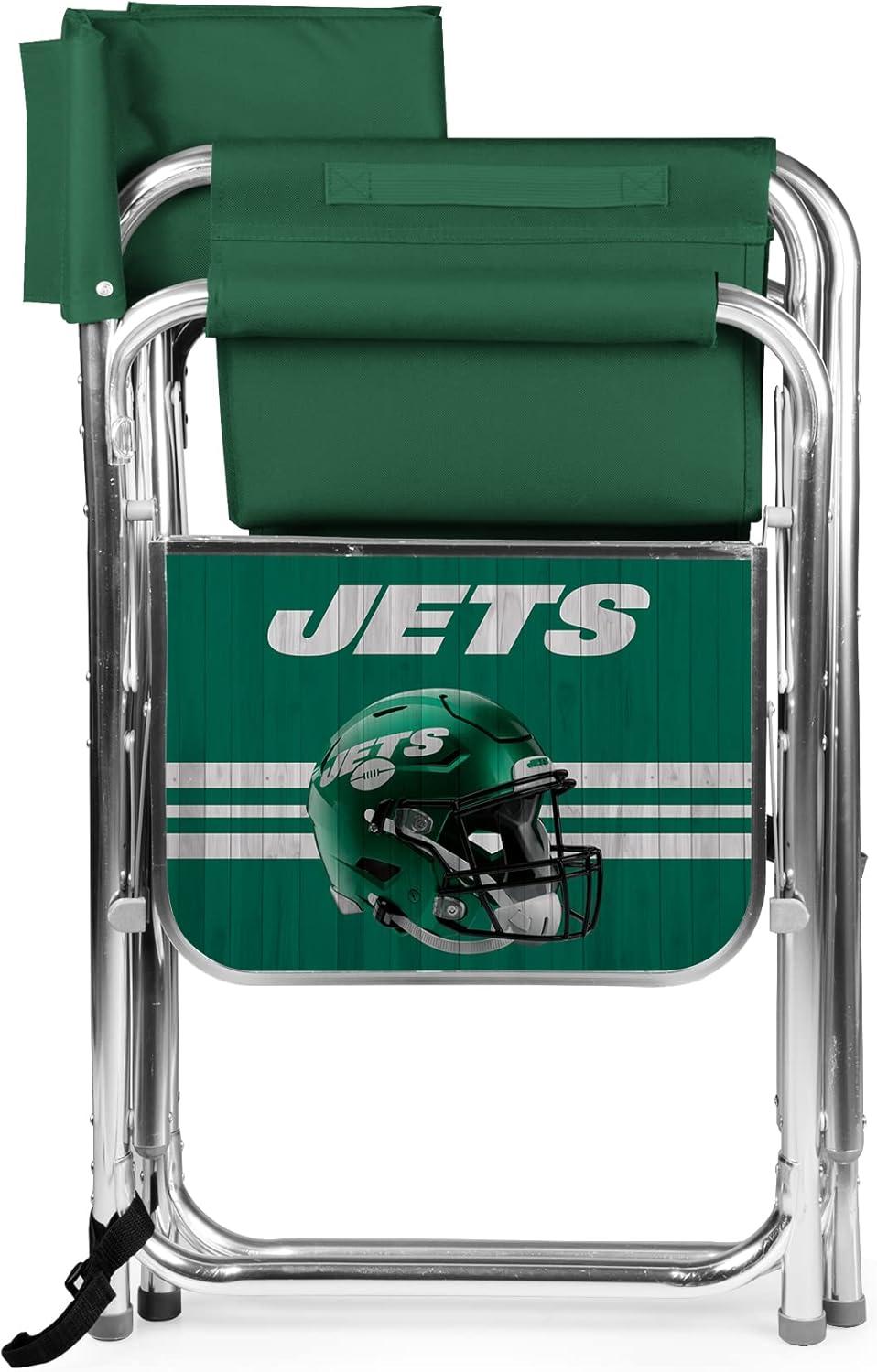 image:imagePicnic TIME NFL UnisexAdult NFL Sports Chair with Side Table Beach Chair Camp Chair for AdultsHunter Green