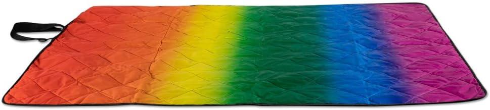 image:imagePicnic TIME NFL Vista Outdoor Picnic Blanket amp Tote Beach Blanket Camping Blanket Rainbow with BlackJacksonville Jaguars