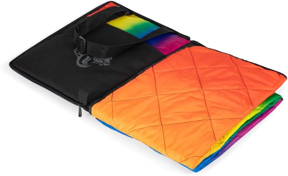 image:imagePicnic TIME NFL Vista Outdoor Picnic Blanket amp Tote Beach Blanket Camping Blanket Rainbow with BlackJacksonville Jaguars