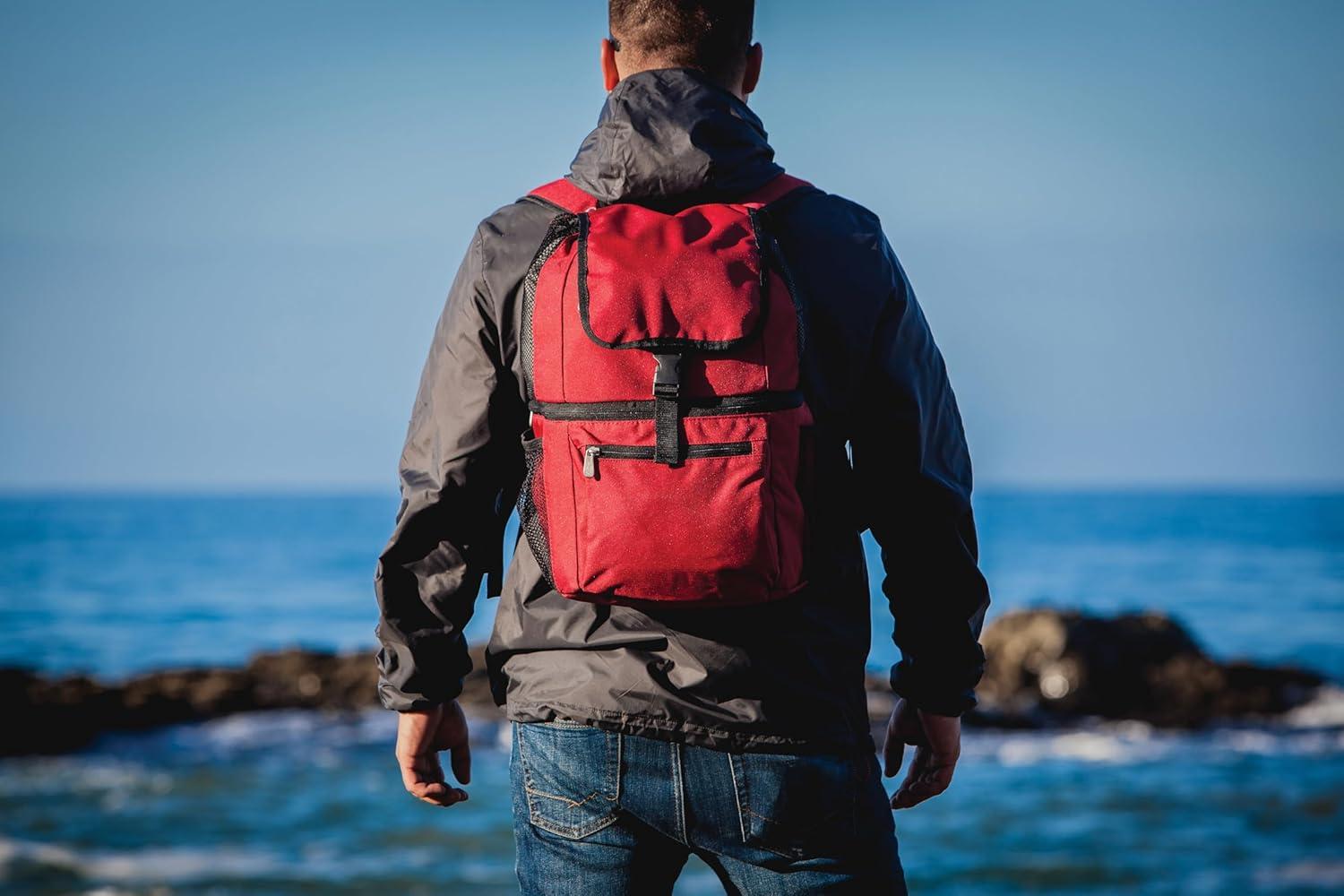 image:imagePicnic TIME NFL Zuma Backpack Cooler Soft Cooler Backpack Lunch CoolerRed