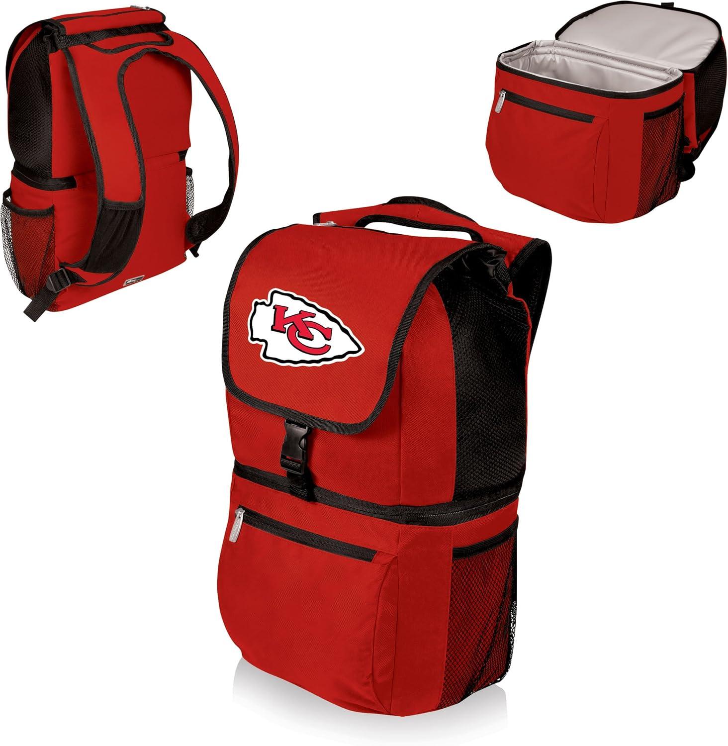 image:imagePicnic TIME NFL Zuma Backpack Cooler Soft Cooler Backpack Lunch CoolerRed