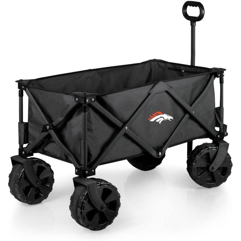 image:imagePICNIC TIME NFL Adventure Wagon Elite AllTerrain Portable Utility WagonDenver Broncos