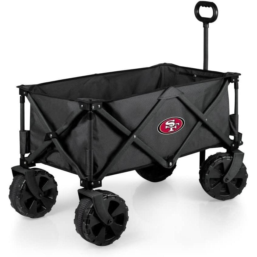 image:imagePICNIC TIME NFL Adventure Wagon Elite AllTerrain Portable Utility WagonSan Francisco 49ers