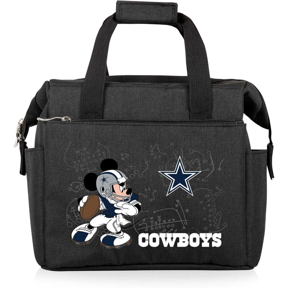 image:imagePICNIC TIME NFL Mickey Mouse On The Go Lunch Bag Soft Cooler Lunch Box Insulated Lunch Bag BlackDallas Cowboys