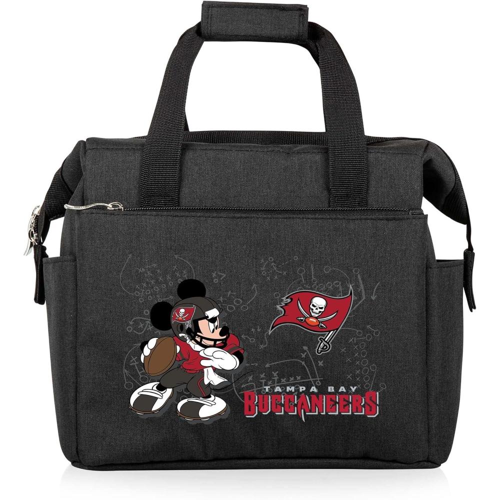 image:imagePICNIC TIME NFL Mickey Mouse On The Go Lunch Bag Soft Cooler Lunch Box Insulated Lunch Bag BlackTampa Bay Buccaneers