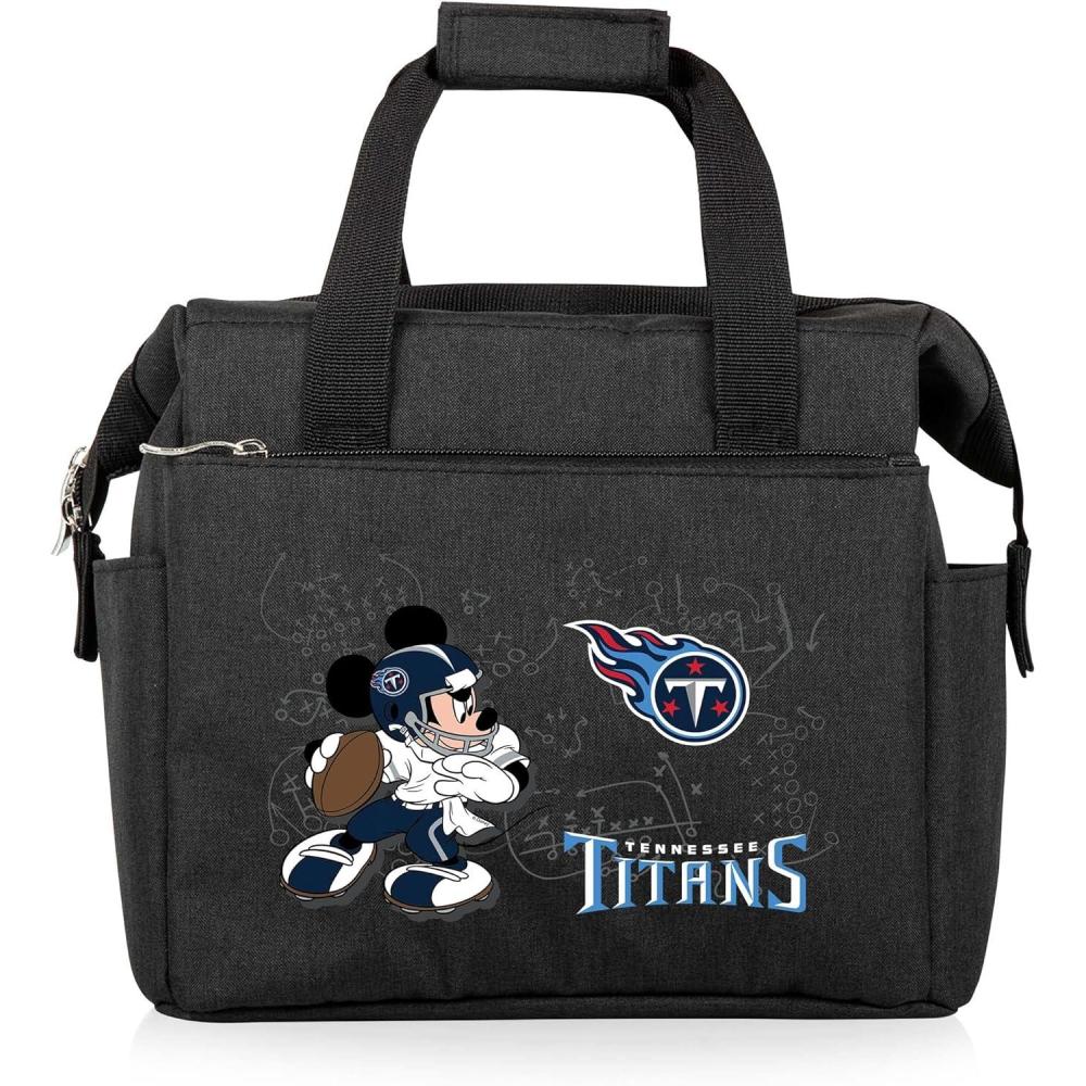 image:imagePICNIC TIME NFL Mickey Mouse On The Go Lunch Bag Soft Cooler Lunch Box Insulated Lunch Bag BlackTennessee Titans