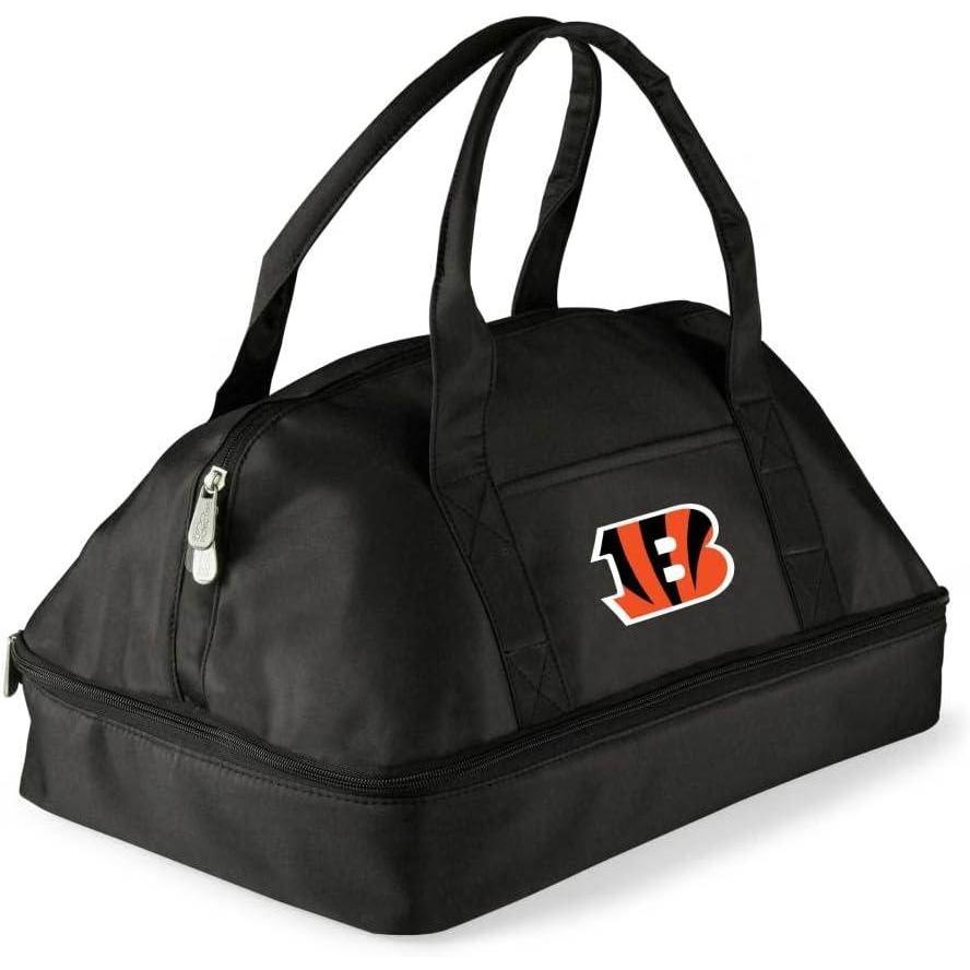image:imagePICNIC TIME NFL Potluck Casserole Carrier Insulated Thermal Food Carrier Insulated Casserole Carrier BlackCincinnati Bengals
