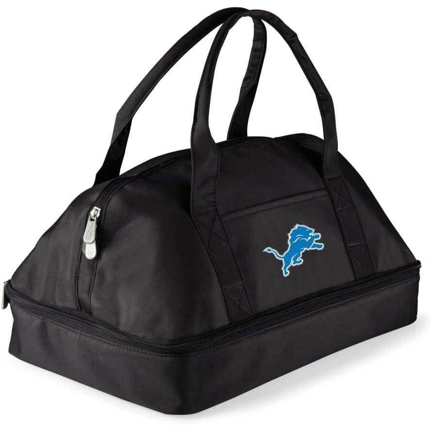 image:imagePICNIC TIME NFL Potluck Casserole Carrier Insulated Thermal Food Carrier Insulated Casserole Carrier BlackDetroit Lions