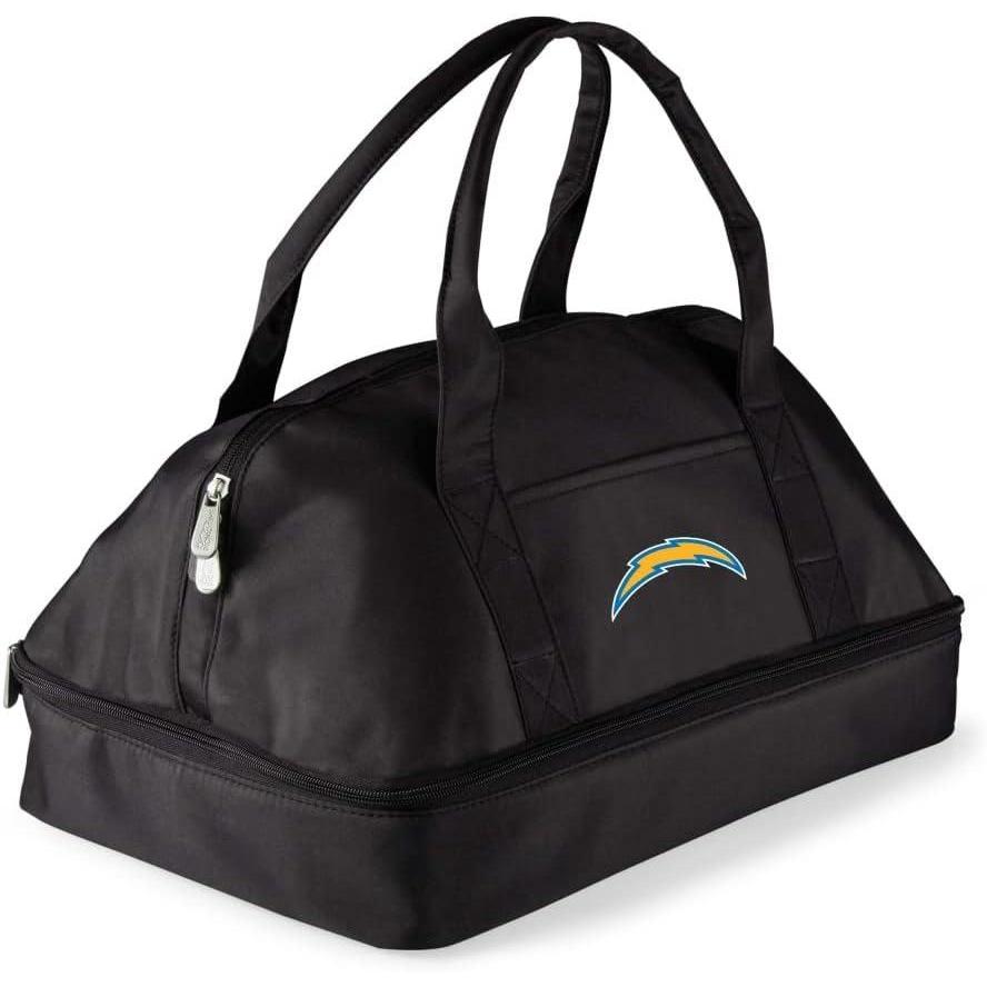 image:imagePICNIC TIME NFL Potluck Casserole Carrier Insulated Thermal Food Carrier Insulated Casserole Carrier BlackLos Angeles Chargers