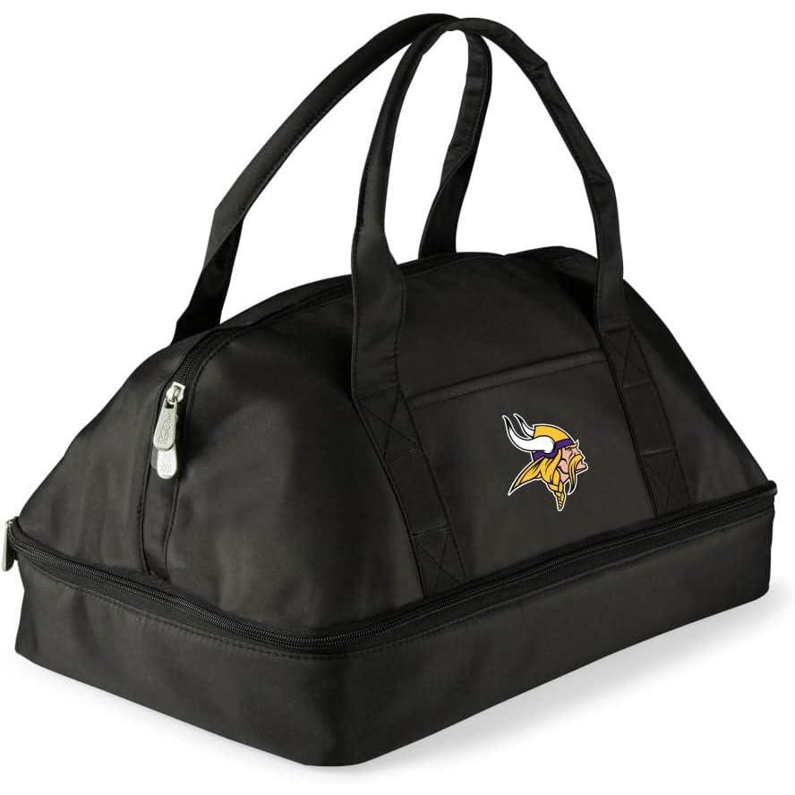 image:imagePICNIC TIME NFL Potluck Casserole Carrier Insulated Thermal Food Carrier Insulated Casserole Carrier BlackMinnesota Vikings