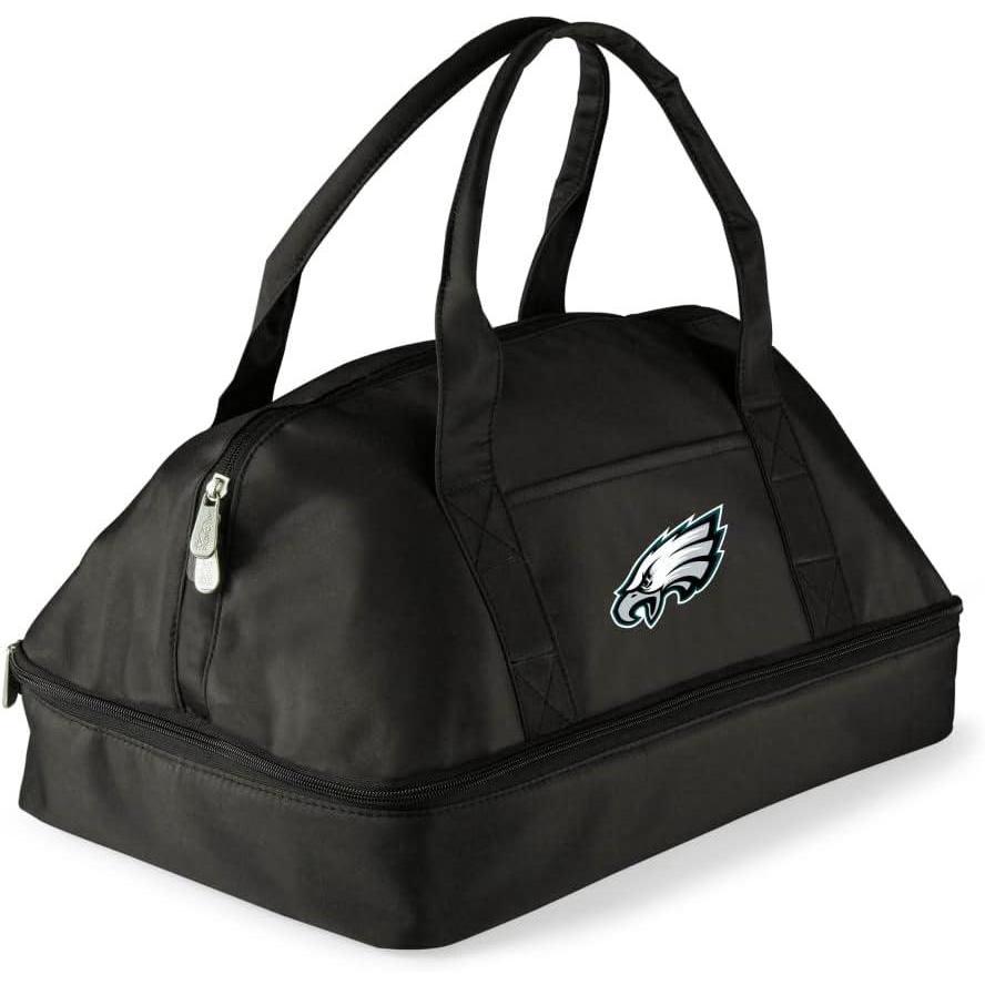 image:imagePICNIC TIME NFL Potluck Casserole Carrier Insulated Thermal Food Carrier Insulated Casserole Carrier BlackPhiladelphia Eagles