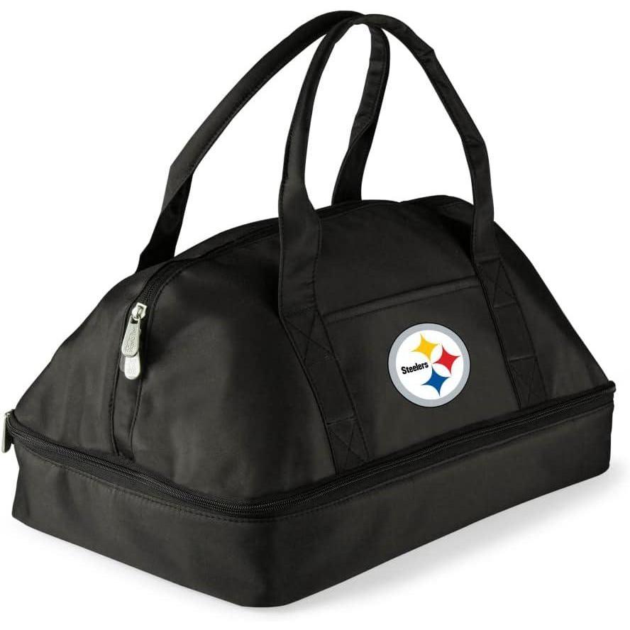 image:imagePICNIC TIME NFL Potluck Casserole Carrier Insulated Thermal Food Carrier Insulated Casserole Carrier BlackPittsburgh Steelers