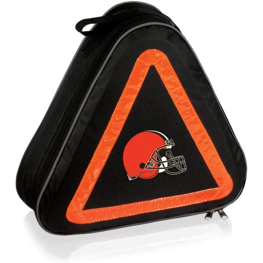 image:imagePICNIC TIME NFL Roadside Emergency Car Kit Auto Vehicle Safety Road Side Assistance with Jumper Cables and Car Tool Kit Black with Orange AccentsCleveland Browns