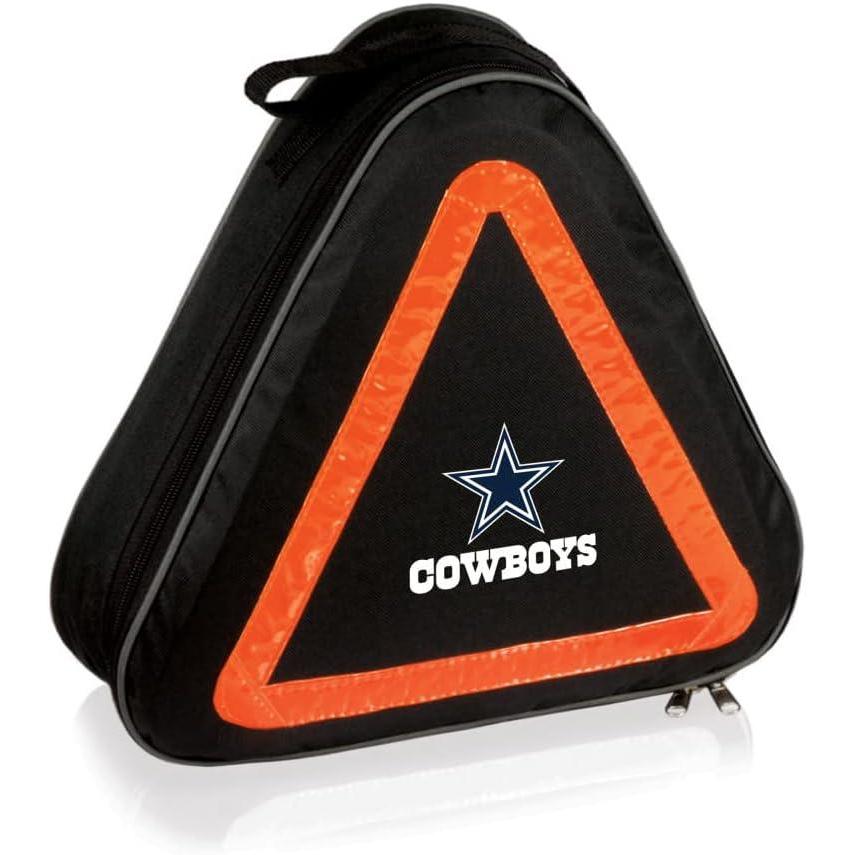 image:imagePICNIC TIME NFL Roadside Emergency Car Kit Auto Vehicle Safety Road Side Assistance with Jumper Cables and Car Tool Kit Black with Orange AccentsDallas Cowboys