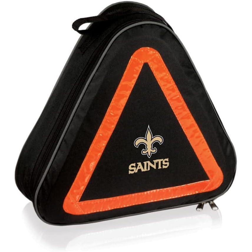 image:imagePICNIC TIME NFL Roadside Emergency Car Kit Auto Vehicle Safety Road Side Assistance with Jumper Cables and Car Tool Kit Black with Orange AccentsNew Orleans Saints