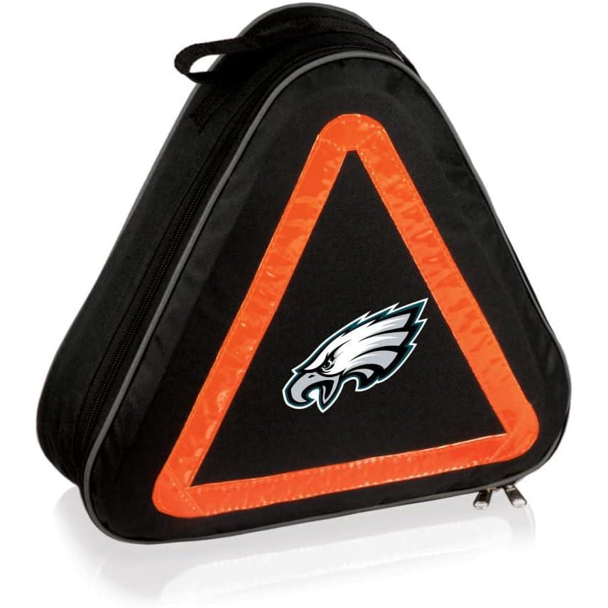 image:imagePICNIC TIME NFL Roadside Emergency Car Kit Auto Vehicle Safety Road Side Assistance with Jumper Cables and Car Tool Kit Black with Orange AccentsPhiladelphia Eagles