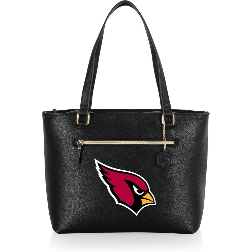 image:imagePICNIC TIME NFL Uptown Cooler Tote Bag Insulated Purse Lunch Bag Stylish Beach Bag Soft Cooler BlackArizona Cardinals
