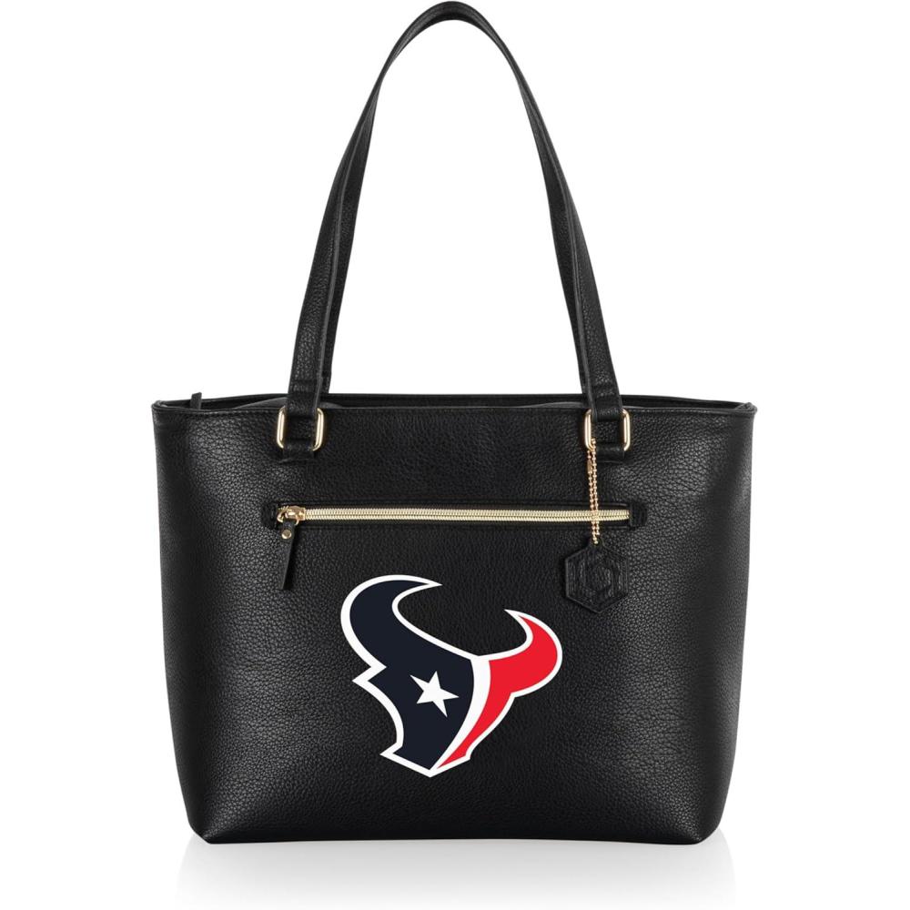 image:imagePICNIC TIME NFL Uptown Cooler Tote Bag Insulated Purse Lunch Bag Stylish Beach Bag Soft Cooler BlackHouston Texans