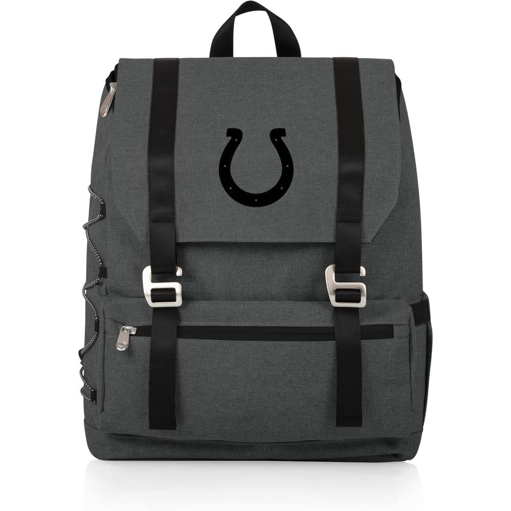 image:imagePicnic TIME NFL Buffalo Bills OTG Traverse Backpack Cooler  Soft Cooler Backpack  Hiking Backpack Heathered GrayIndianapolis Colts