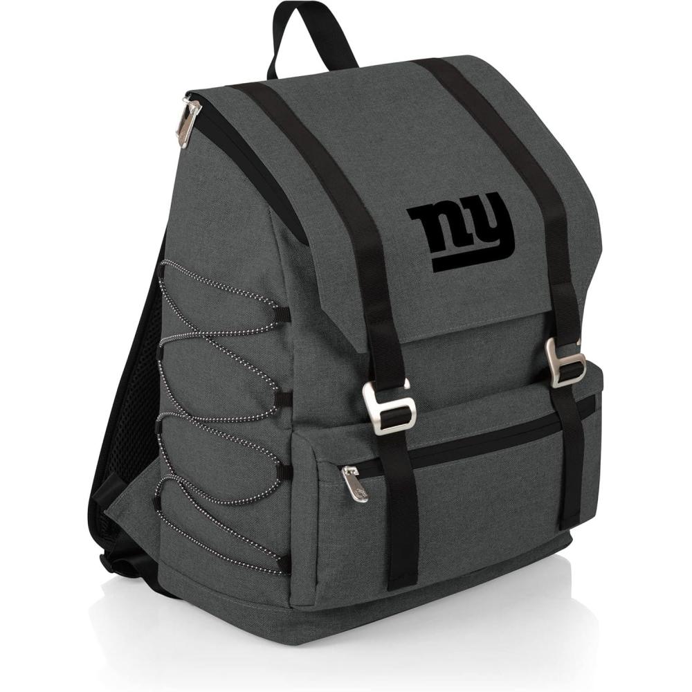 image:imagePicnic TIME NFL Buffalo Bills OTG Traverse Backpack Cooler Soft Cooler Backpack Hiking Backpack Heathered GrayNew York Giants