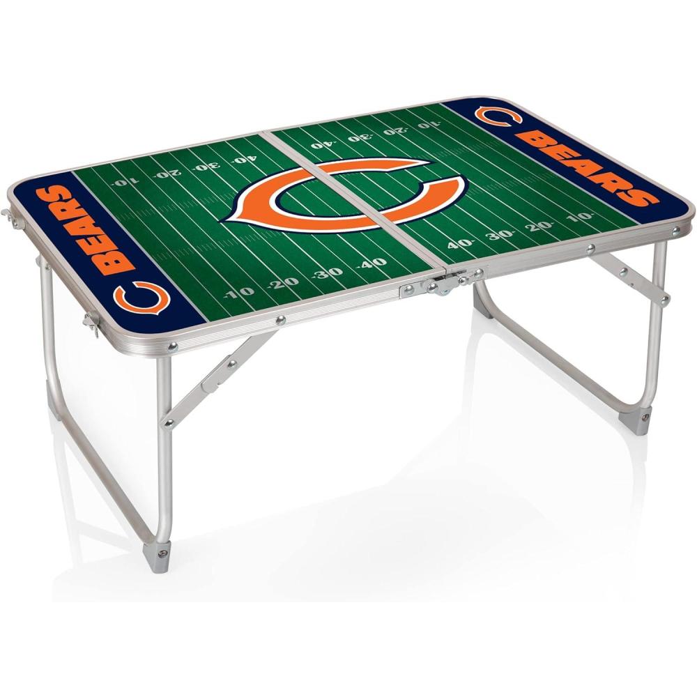 image:imagePicnic TIME NFL Concert Mini Portable Table Small Folding Table Mini Picnic TableChicago Bears