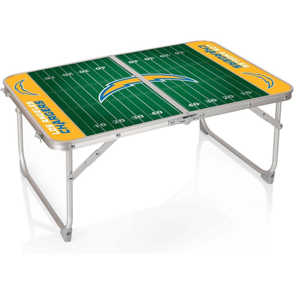 image:imagePicnic TIME NFL Concert Mini Portable Table Small Folding Table Mini Picnic TableLos Angeles Chargers