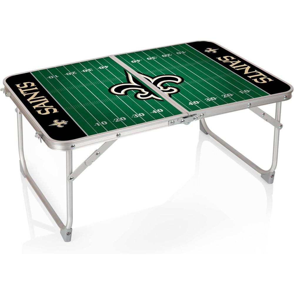 image:imagePicnic TIME NFL Concert Mini Portable Table Small Folding Table Mini Picnic TableNew Orleans Saints