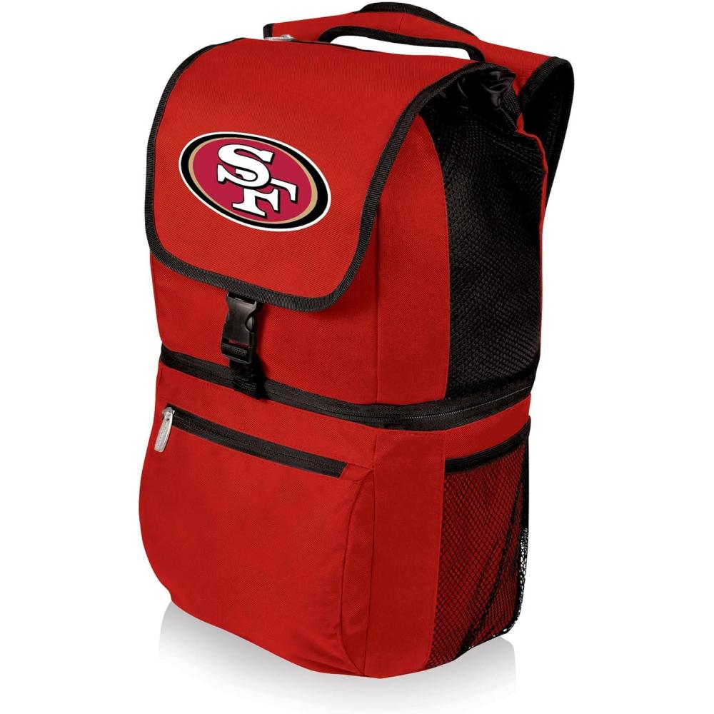 image:imagePicnic TIME NFL Zuma Backpack Cooler Soft Cooler Backpack Lunch CoolerRed