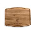 PICNIC TIME NCAA Ovale Acacia Cutting Board, Charcuterie Board Set with Juice Groove, Wood Serving Board, (Acacia Wood)(Baltimore Ravens)