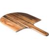 PICNIC TIME NFL Acacia Wood Pizza Peel, Serving Pizza Paddle, Bread Peel, (Acacia Wood)(Washington Commanders)