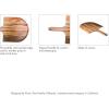 PICNIC TIME NFL Acacia Wood Pizza Peel, Serving Pizza Paddle, Bread Peel, (Acacia Wood)(Washington Commanders)