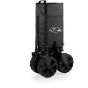 PICNIC TIME NFL Adventure Wagon Elite All-Terrain Portable Utility Wagon(Baltimore Ravens)