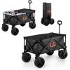 PICNIC TIME NFL Adventure Wagon Elite All-Terrain Portable Utility Wagon(Cincinnati Bengals)