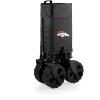 PICNIC TIME NFL Adventure Wagon Elite All-Terrain Portable Utility Wagon(Denver Broncos)