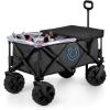 PICNIC TIME NFL Adventure Wagon Elite All-Terrain Portable Utility Wagon(Indianapolis Colts)