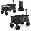 PICNIC TIME NFL Adventure Wagon Elite All-Terrain Portable Utility Wagon(Los Angeles Chargers)