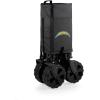 PICNIC TIME NFL Adventure Wagon Elite All-Terrain Portable Utility Wagon(Los Angeles Chargers)