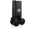 PICNIC TIME NFL Adventure Wagon Elite All-Terrain Portable Utility Wagon(Miami Dolphins)