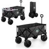 PICNIC TIME NFL Adventure Wagon Elite All-Terrain Portable Utility Wagon(Miami Dolphins)