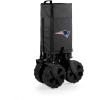 PICNIC TIME NFL Adventure Wagon Elite All-Terrain Portable Utility Wagon(New England Patriots)