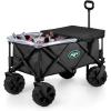 PICNIC TIME NFL Adventure Wagon Elite All-Terrain Portable Utility Wagon(New York Jets)