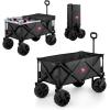 PICNIC TIME NFL Adventure Wagon Elite All-Terrain Portable Utility Wagon(San Francisco 49ers)