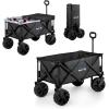 PICNIC TIME NFL Adventure Wagon Elite All-Terrain Portable Utility Wagon(Seattle Seahawks)