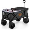 PICNIC TIME NFL Adventure Wagon Elite All-Terrain Portable Utility Wagon(Washington Commanders)