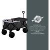 PICNIC TIME NFL Adventure Wagon Elite All-Terrain Portable Utility Wagon(Washington Commanders)