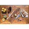 PICNIC TIME NFL Artisan 24″ Acacia Charcuterie Board with Raw Wood Edge, Cheese Board, Serving Platter(Arizona Cardinals)