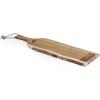 PICNIC TIME NFL Artisan 24″ Acacia Charcuterie Board with Raw Wood Edge, Cheese Board, Serving Platter(Buffalo Bills)