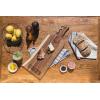 PICNIC TIME NFL Artisan 24″ Acacia Charcuterie Board with Raw Wood Edge, Cheese Board, Serving Platter(Indianapolis Colts)