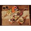 PICNIC TIME NFL Artisan 24″ Acacia Charcuterie Board with Raw Wood Edge, Cheese Board, Serving Platter(Los Angeles Rams)